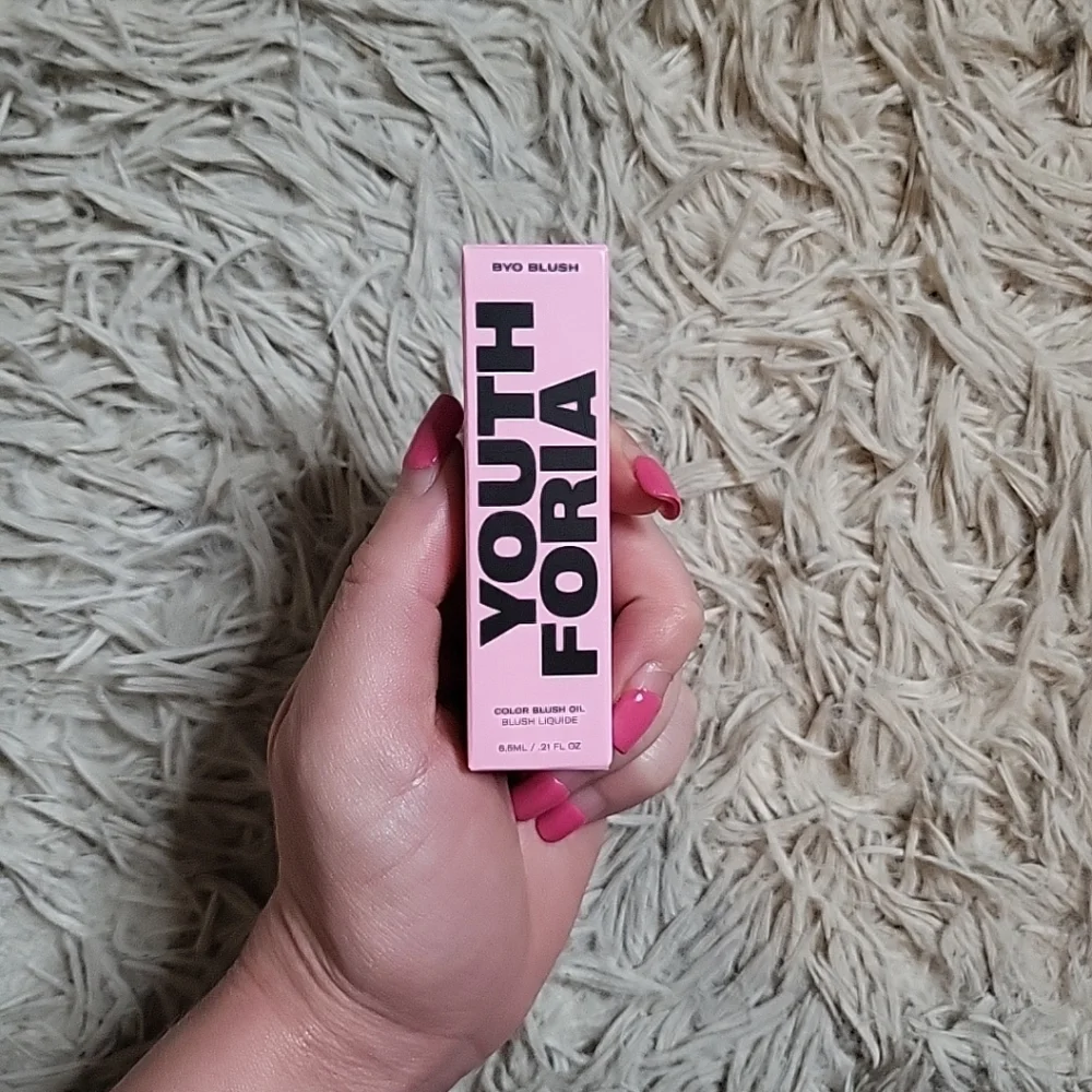 Youth Foria BYO Blush Let's Go Party Tinted Color Blush Oil New NIB 6.5mL .21 oz